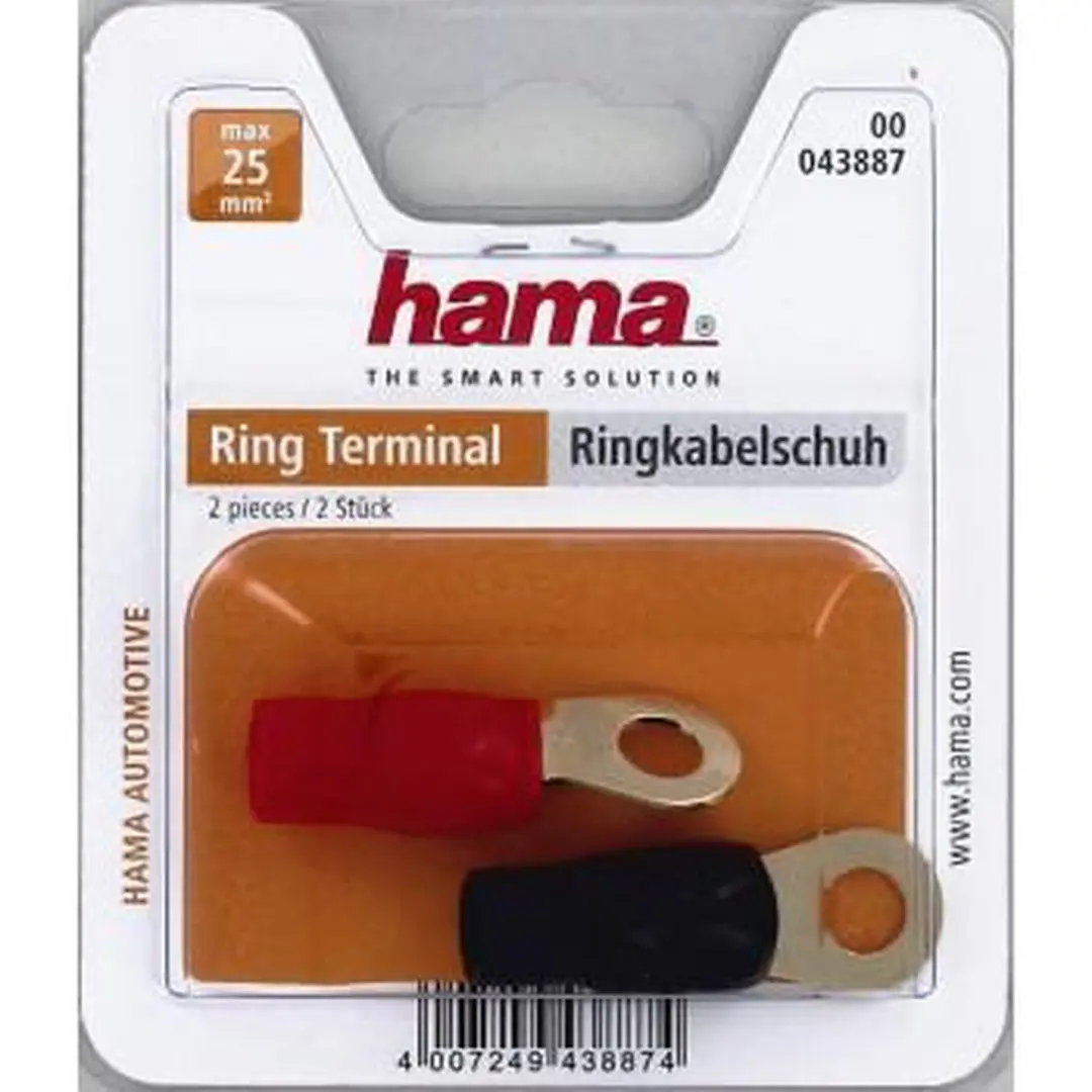 Hama Ringterminal 25/8 Top 2 P - 2 Stuks - Goud