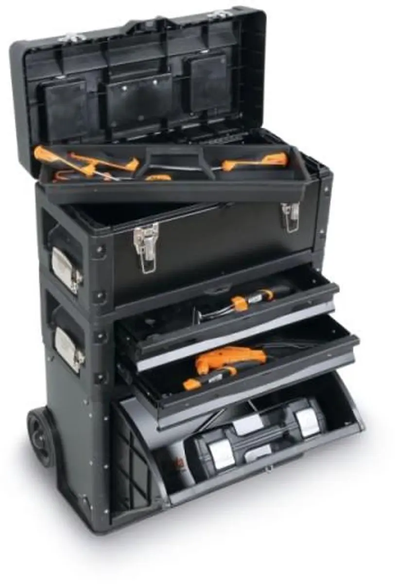 Beta C43 Trolley - 3 Afneembare Modules - Zwart