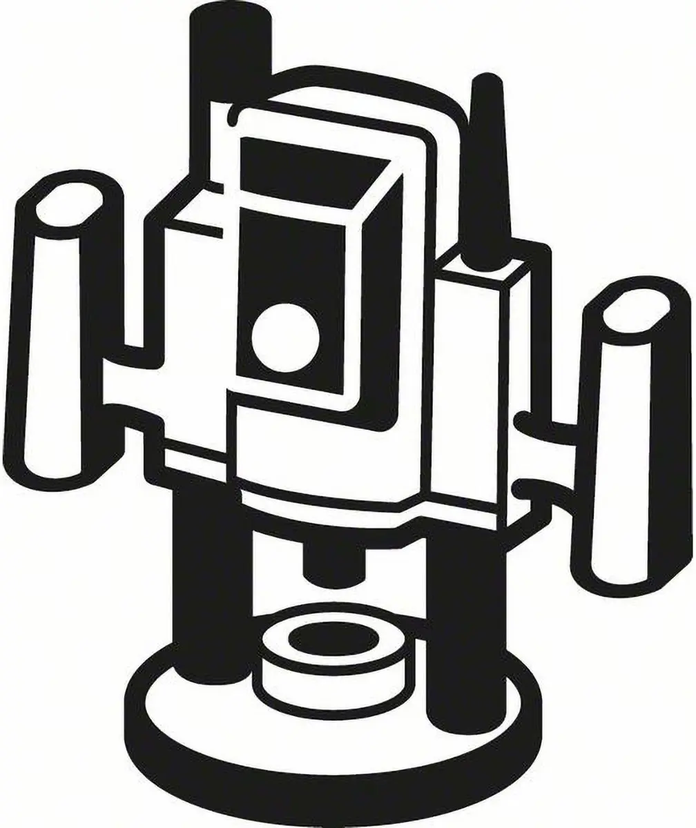 Bosch Holle Frese 1/4" R1 3,2mm - Hout