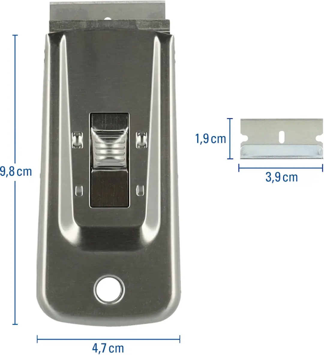 Westcott AC-P96502 Schraper - Metaal/Glas - Grijs