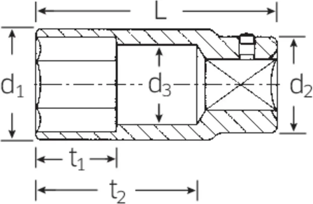 Stahlwille 56 32 05020032 Dopsleutelinzetstuk 32mm