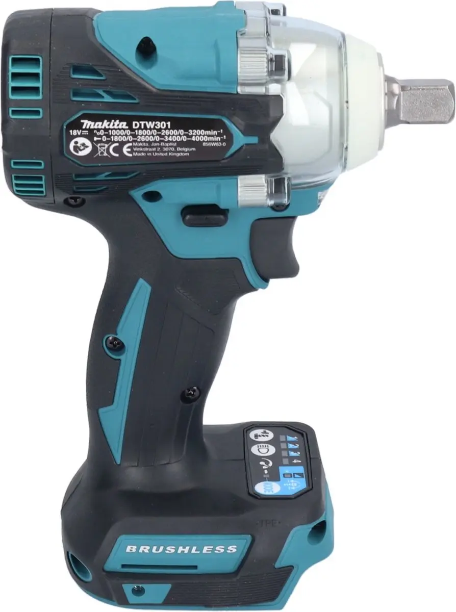 Makita DTW301M1 Slagmoersleutel 18V 330Nm 1/2" - 4,0Ah