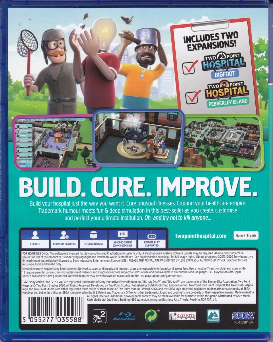 Sega Two Point Hospital PS4