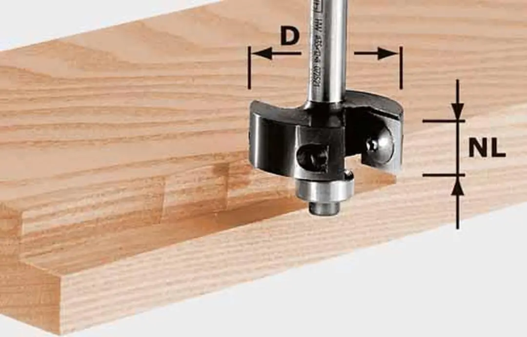 Festool HW S8 D38/12 Keermes-sponningfrees 491085