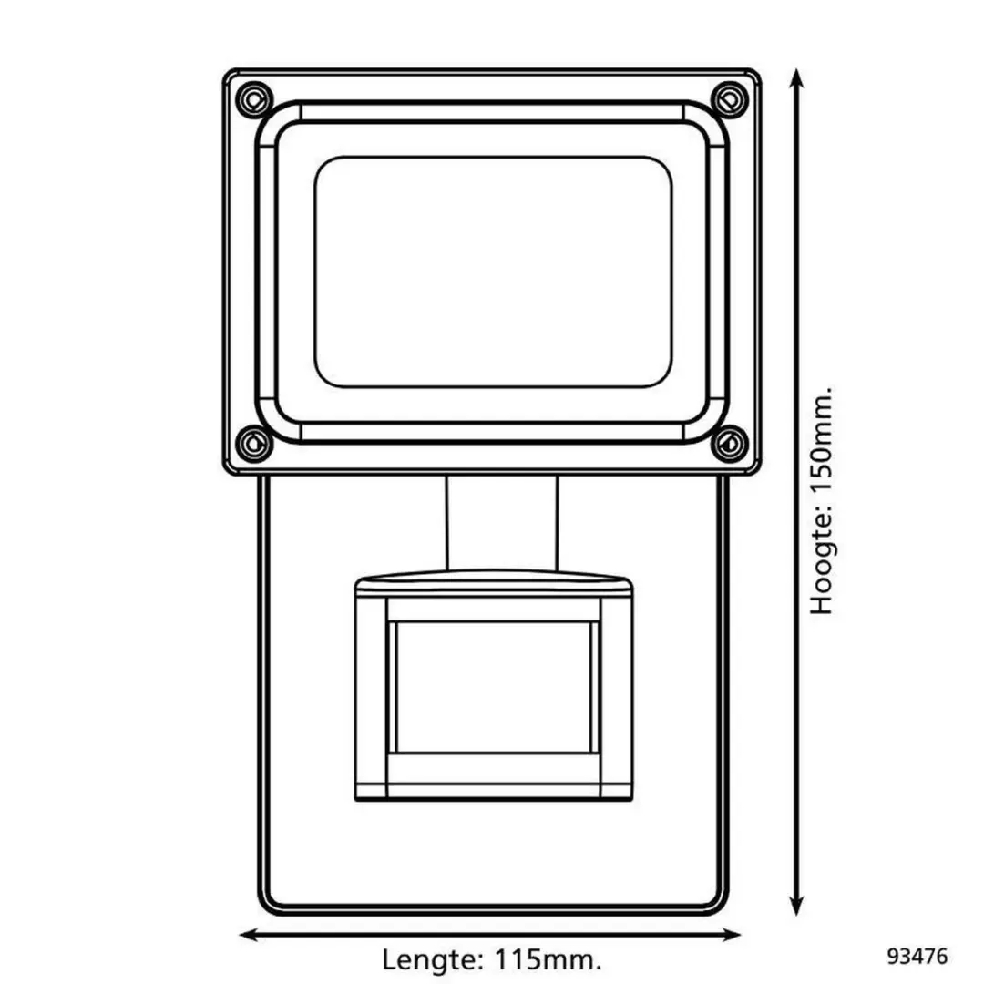 Eglo Faedo LED Lichtbron 10W 6400K - Zilver