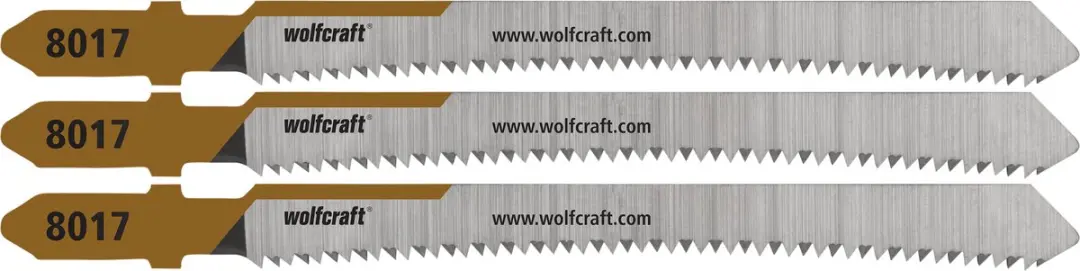 Wolfcraft Decoupeerzaagbladen HCS T-schacht 8017000