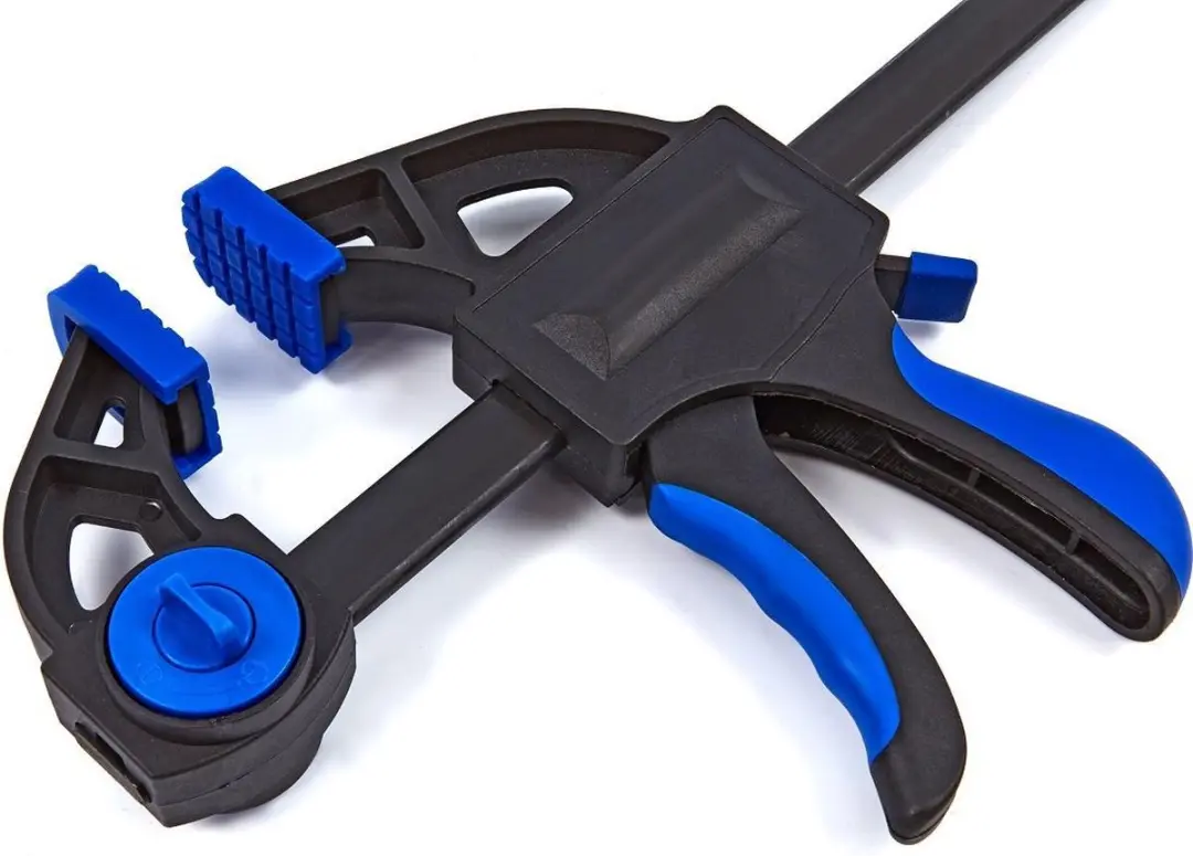 HBM Lijmklem 310mm 1-Hands Bediening - 2 Stuks - Blauw