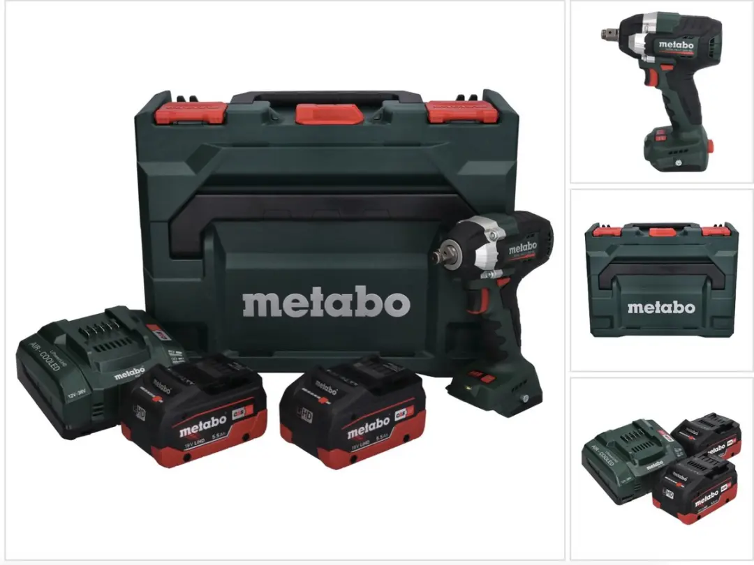 Metabo SSW 18 LT 300 BL Accu-slagmoersleutel 300Nm