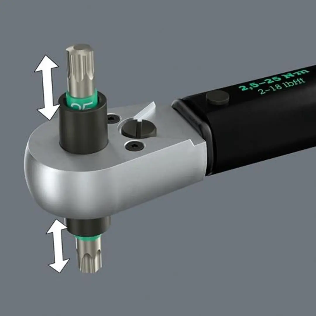 Wera Click-Torque Lock A 6 R/L 05075694001 Momentsleutel 2.5-25 Nm