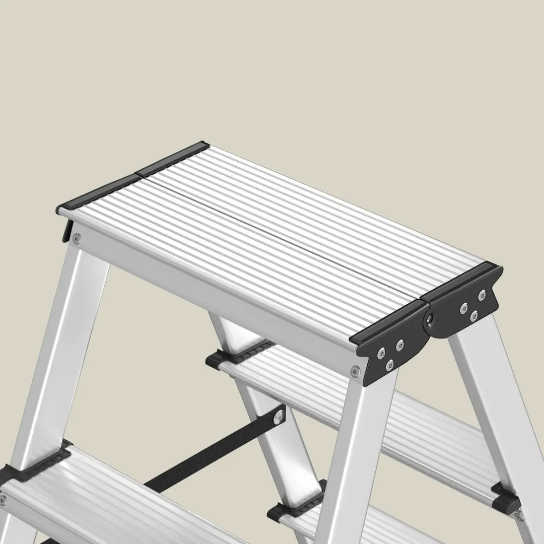 Songmics GLT014E01 Aluminium Trapladder - 4 Treden - 150 kg