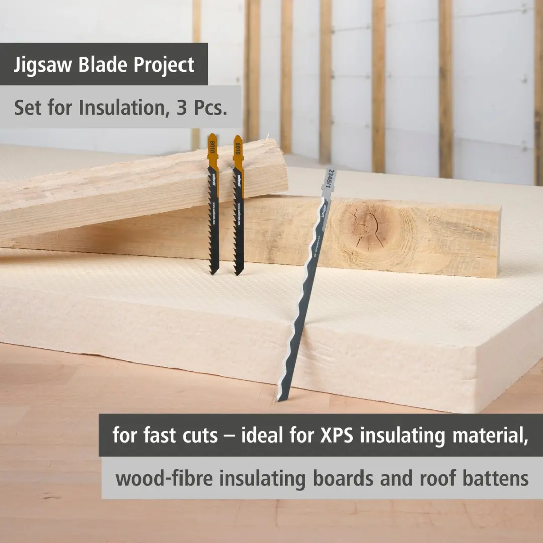 Wolfcraft Decoupeerzaagbladen Isolatie 2346000 - 3 Stuks