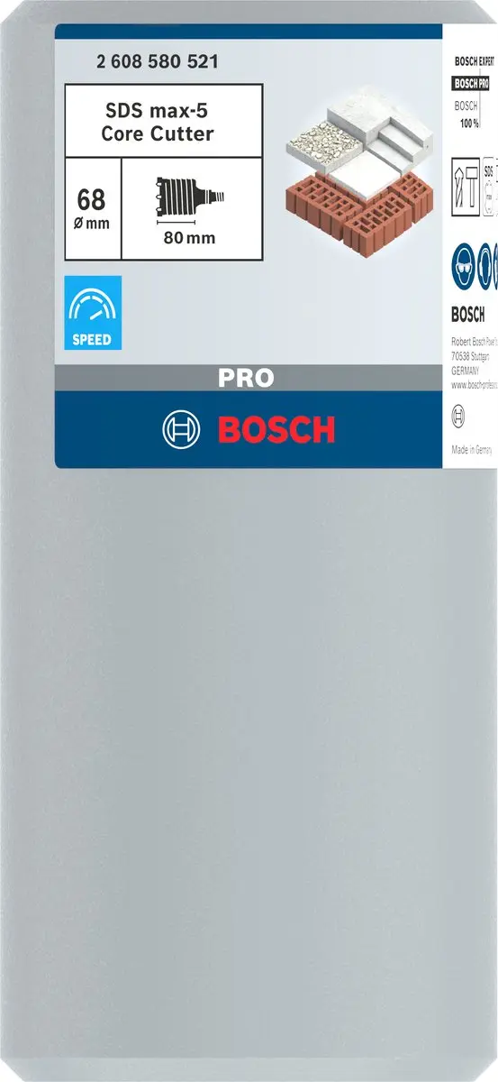 Bosch Professional SDS max-5 Core Cutter 68mm
