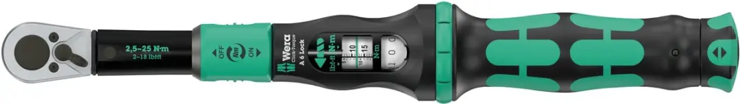 Wera Click-Torque Lock A 6 05075691001 Momentsleutel 2.5-25 Nm