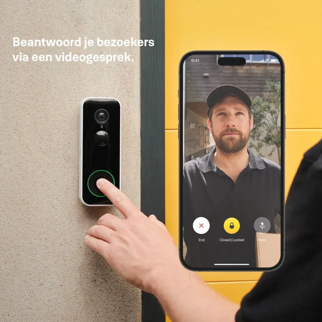 Yale Slimme Videodeurbel - Wit - afbeelding 6 van 6