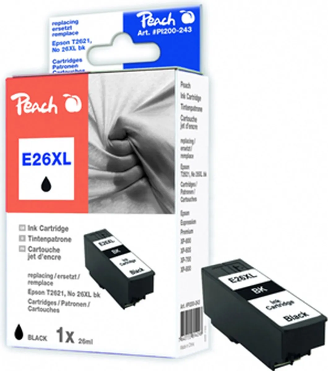 Epson T2621XL Inktcartridge Zwart - 585 pagina's