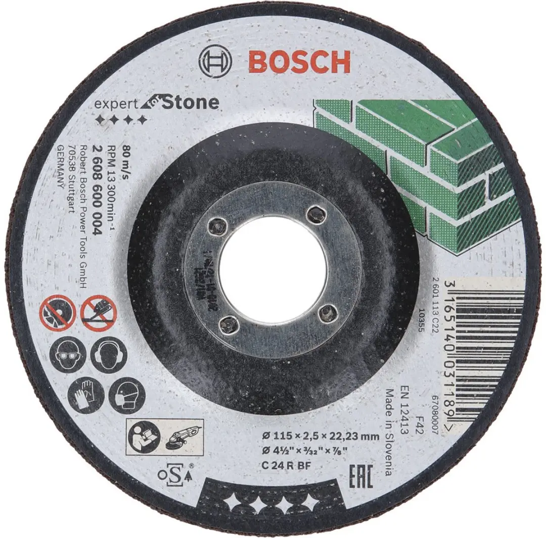 Bosch Doorslijpschijf Expert for Stone C 24 R BF 115mm