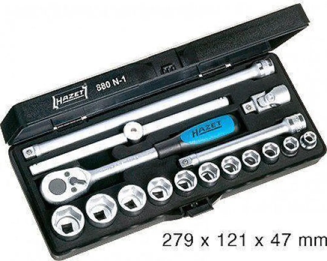 Hazet 880N-1 Dopsleutelset Metrisch 3/8 (10 mm) 16-delig