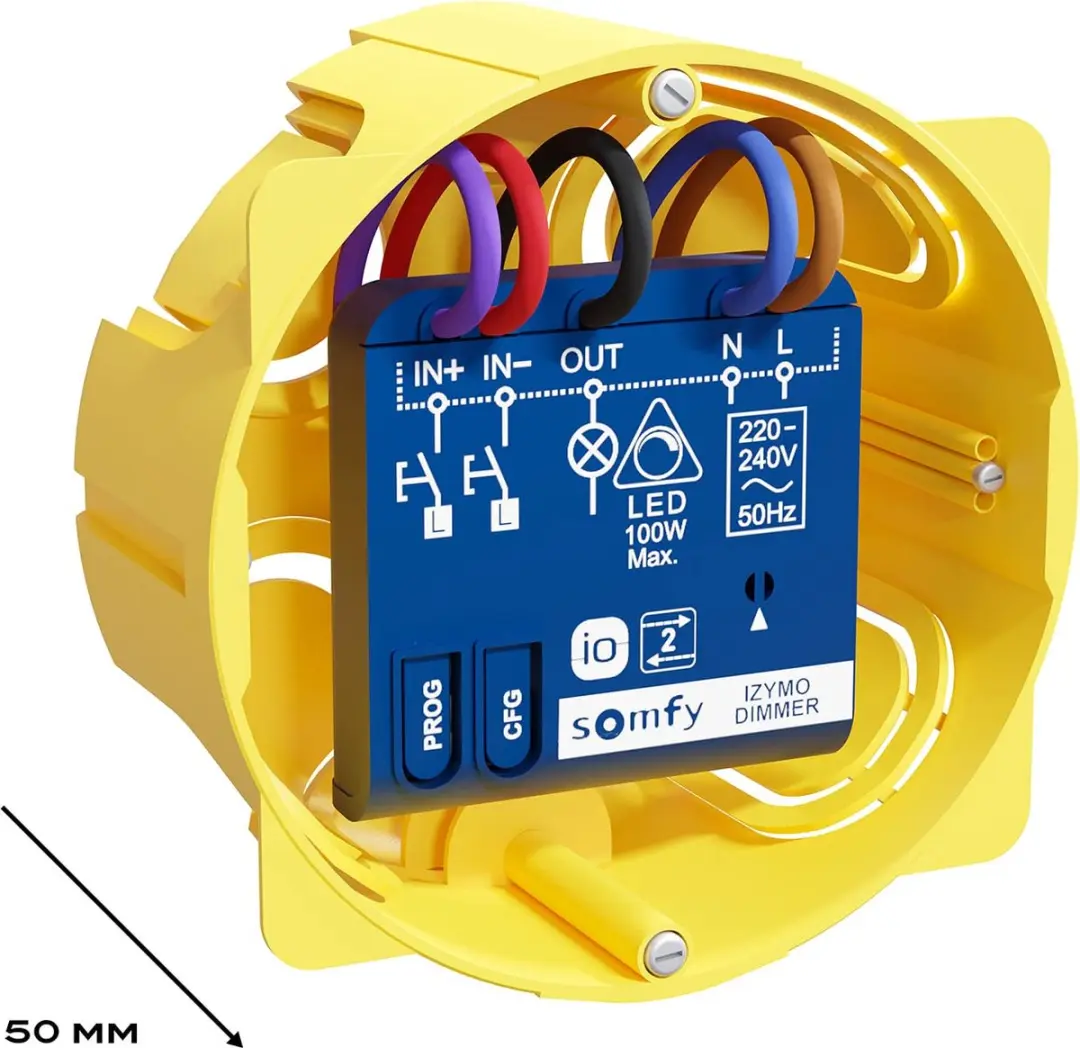 Somfy 1822663 Micro-ontvanger Verlichting - Zwart