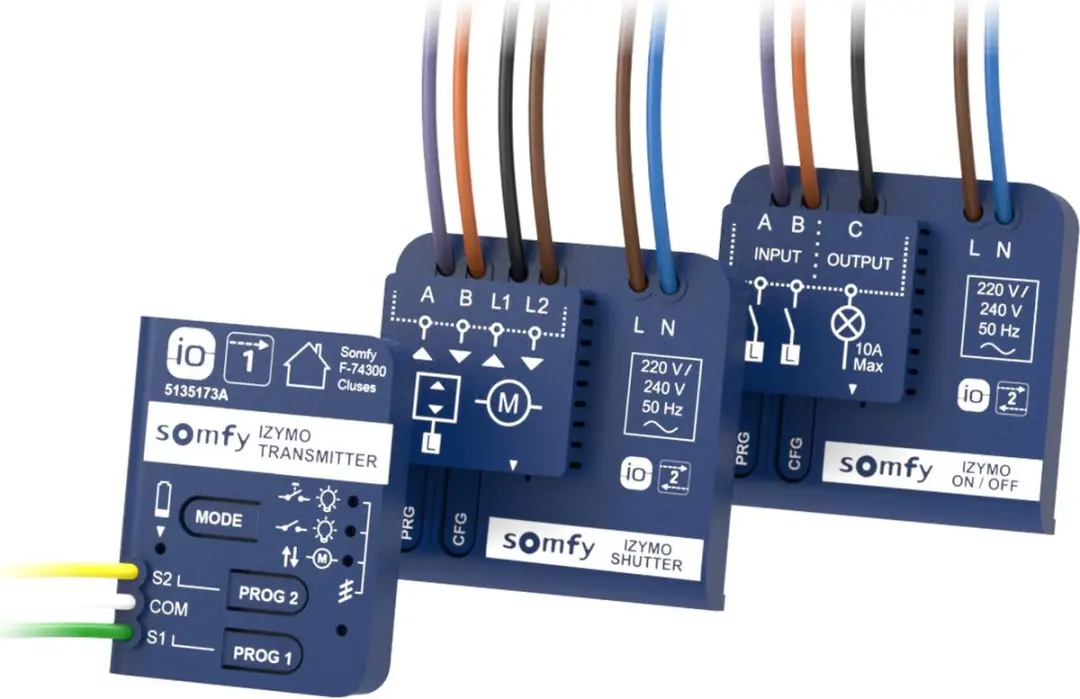 Somfy 1822663 Micro-ontvanger Verlichting - Zwart