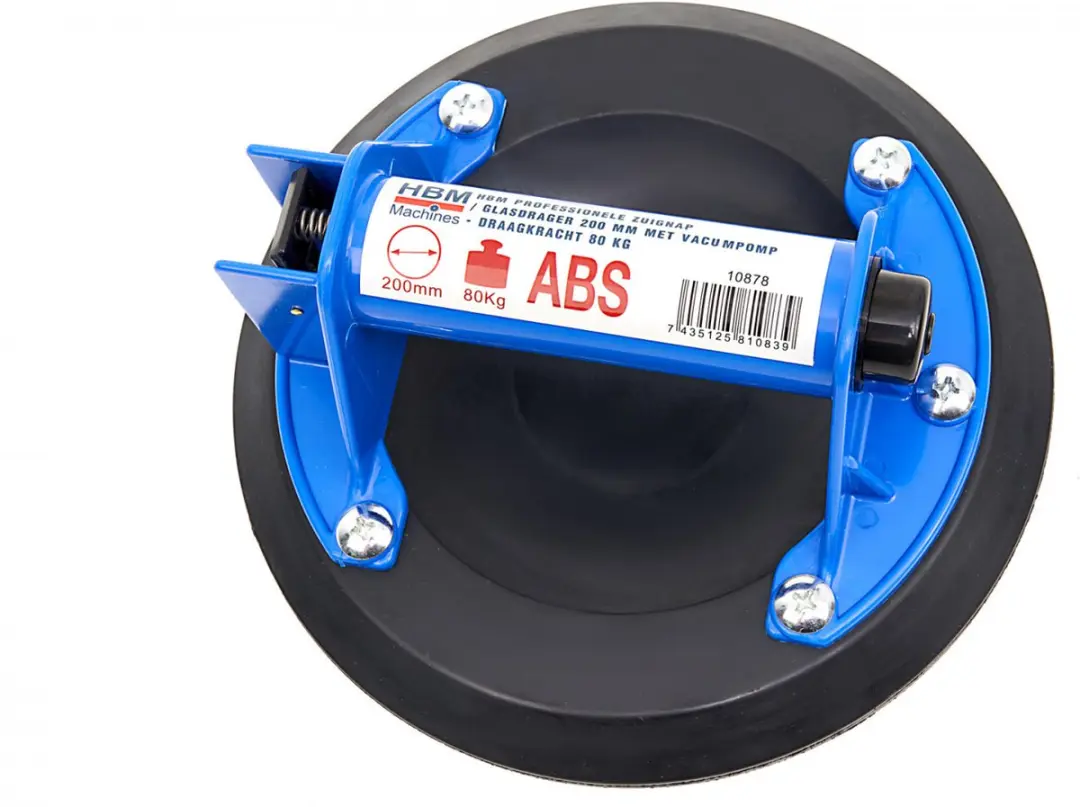 HBM Machines Glasdrager 200mm - 80 kg Blauw