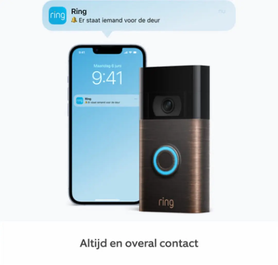 Ring Video Doorbell 2e Gen Venetian Bronze - met Chime - afbeelding 6 van 6
