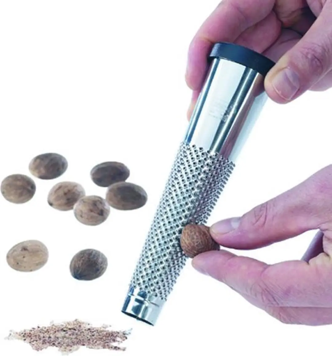 GEFU MOLA Nootmuskaatrasp RVS - Zilver