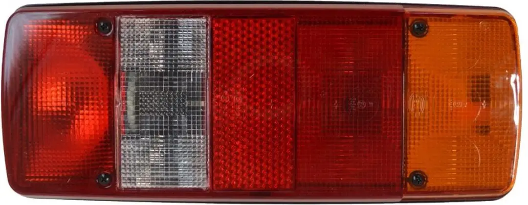 Hella Achterlicht 5-Vaks Rechts 12/24V - Oranje/Rood/Wit