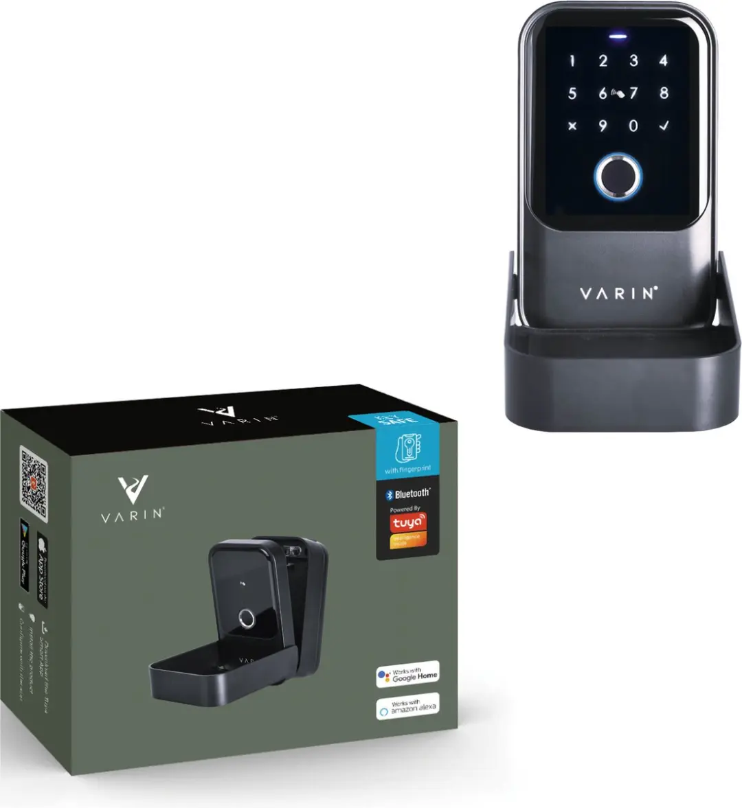 Varin Smart Sleutelkluis VA-F001 - Touchscreen & Fingerprint - IP65 Zwart