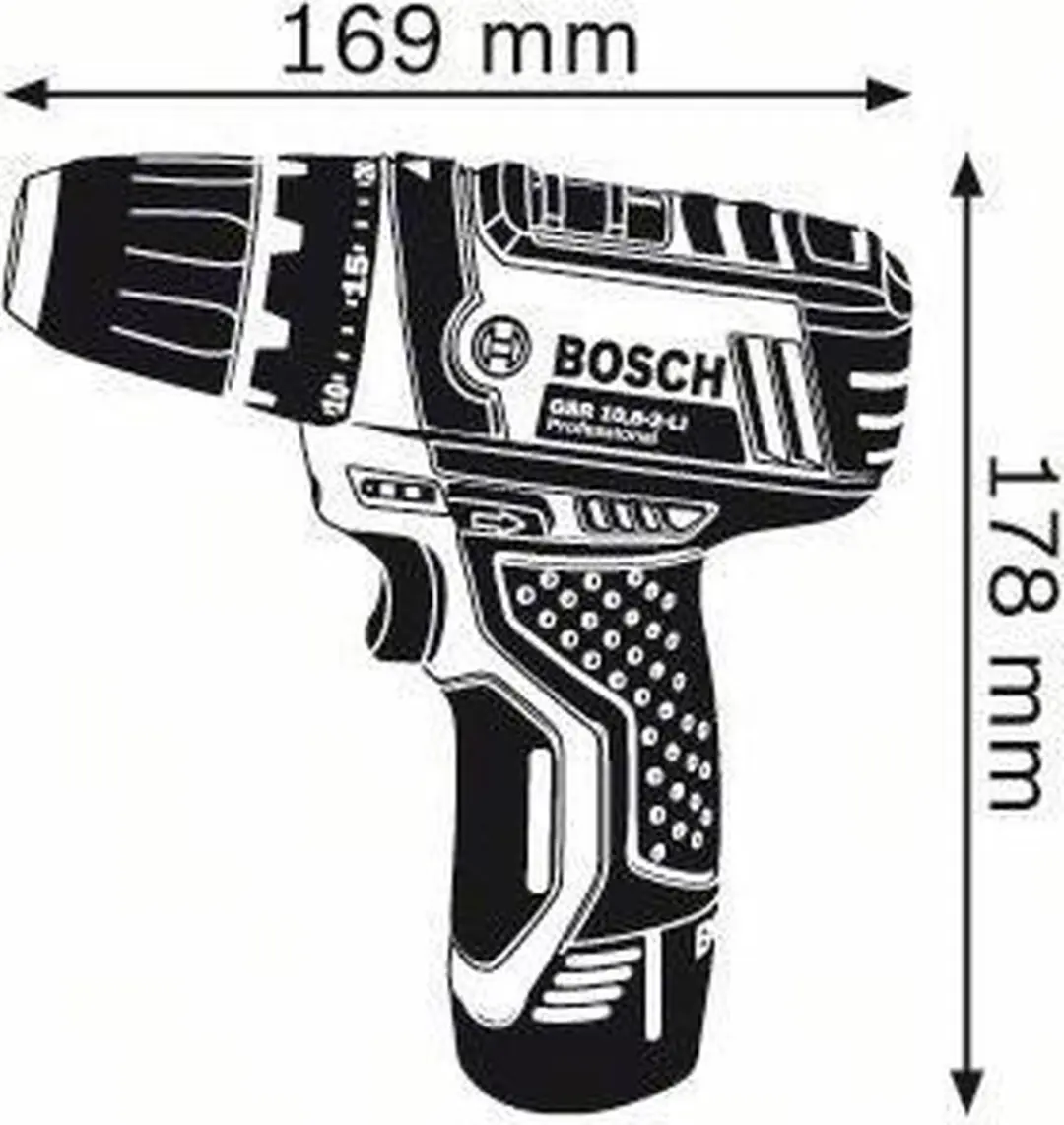 Bosch Professional GSR 12-2-LI Accu Schroefboormachine - 2 snelheden - afbeelding 6 van 6