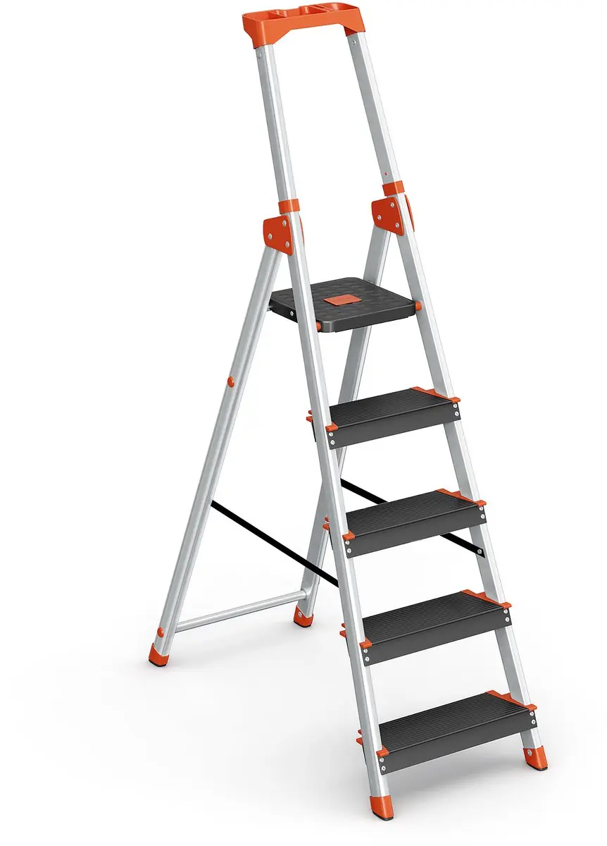 Songmics GLT005B11 Trapladder 5 Treden
