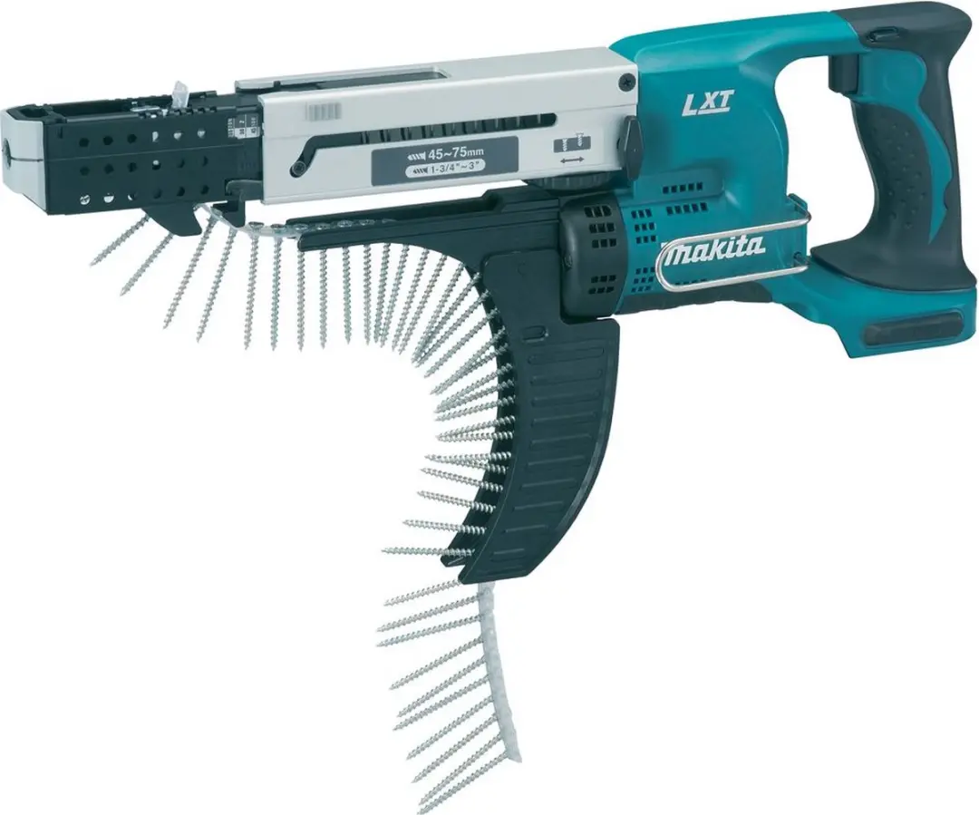 Makita DFR750RTE Schroefautomaat Set - 2x 5.0Ah