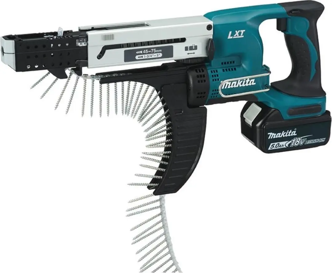 Makita DFR750RTE Schroefautomaat Set
