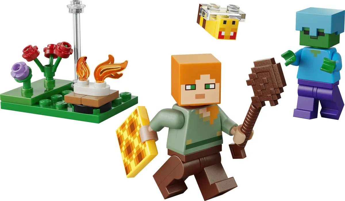 LEGO Minecraft Alex en de Strijd bij het Kampvuur 30732 - 31 Stenen