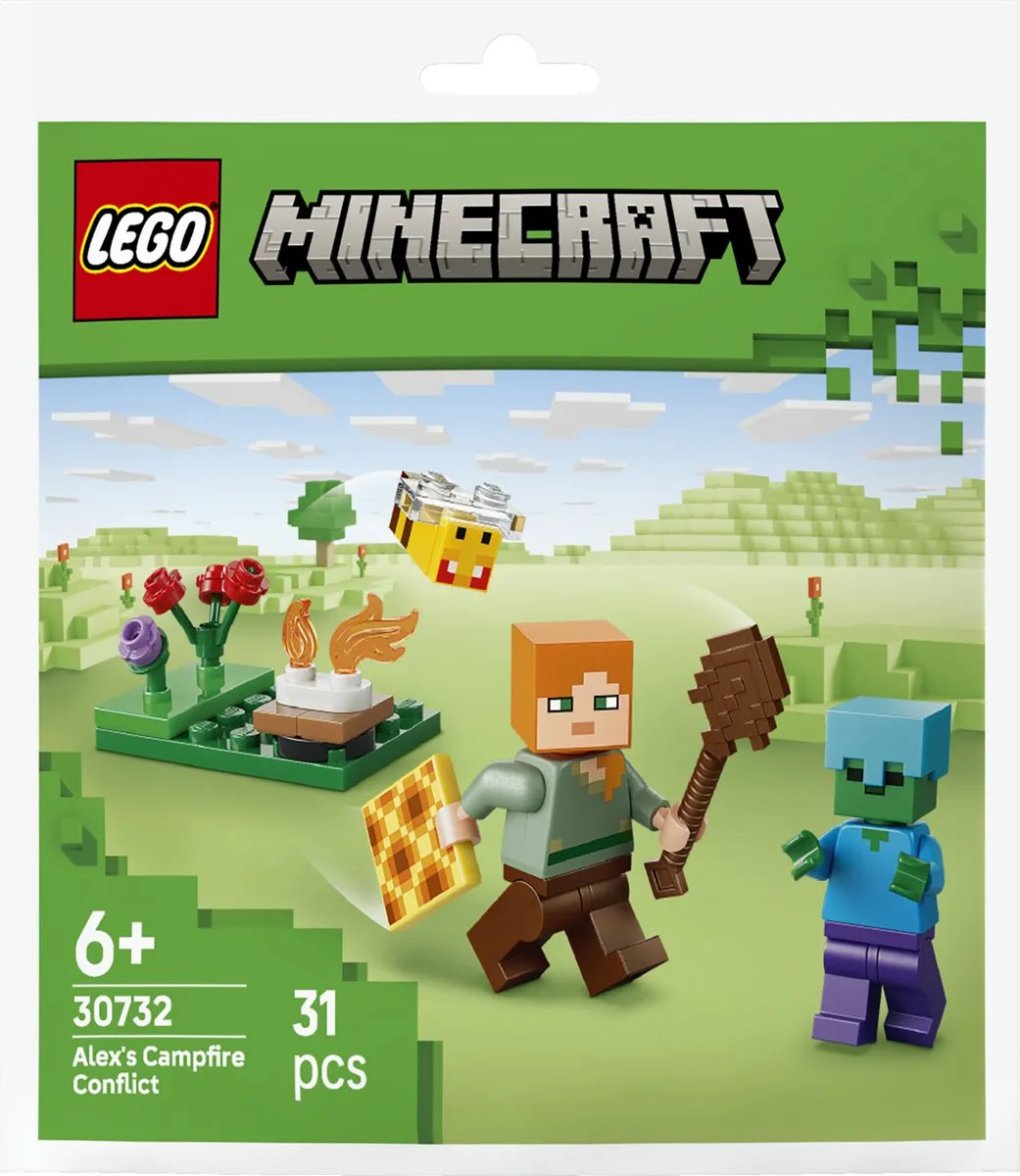 LEGO Minecraft Alex en de Strijd bij het Kampvuur 30732