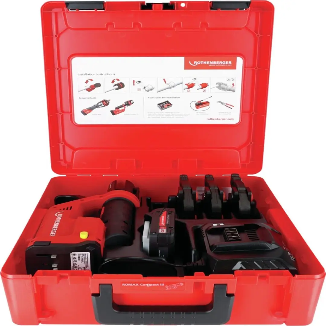 Rothenberger Romax Compact III Set SV12-14-16 2Ah