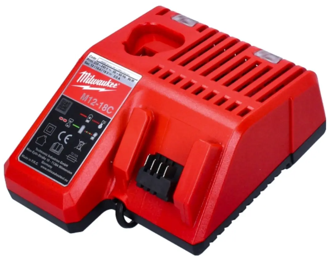 Milwaukee M18 B2 Accu-starterset 2,0Ah - 18V - met M12-18C Oplader