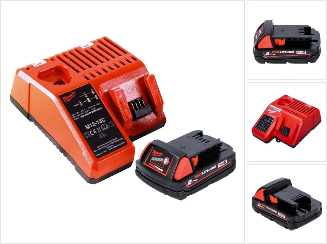 Milwaukee M18 B2 Accu-starterset 2,0Ah