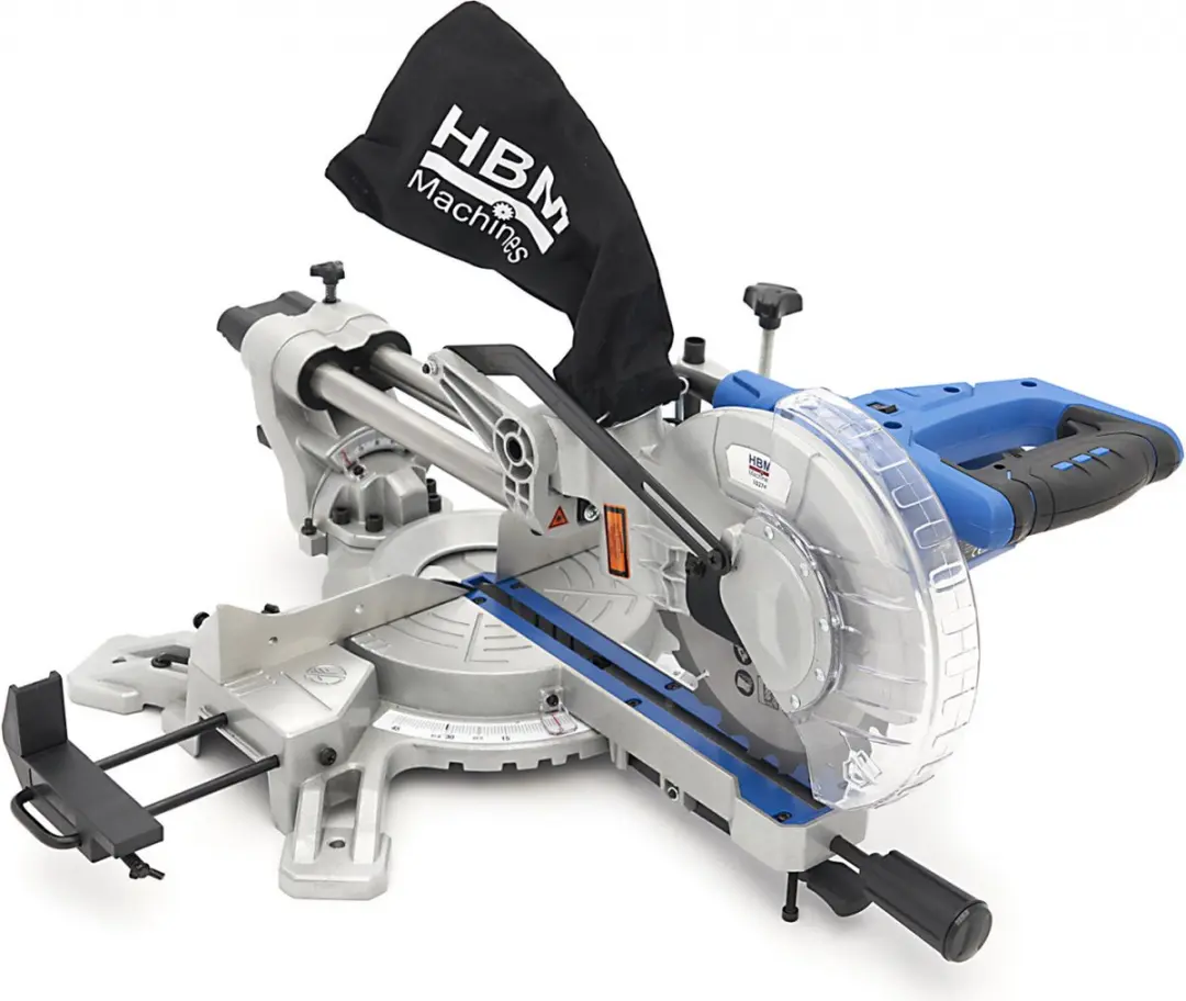 HBM Radiaalzaag 215mm 1500W - o.a. zaagblad, laser