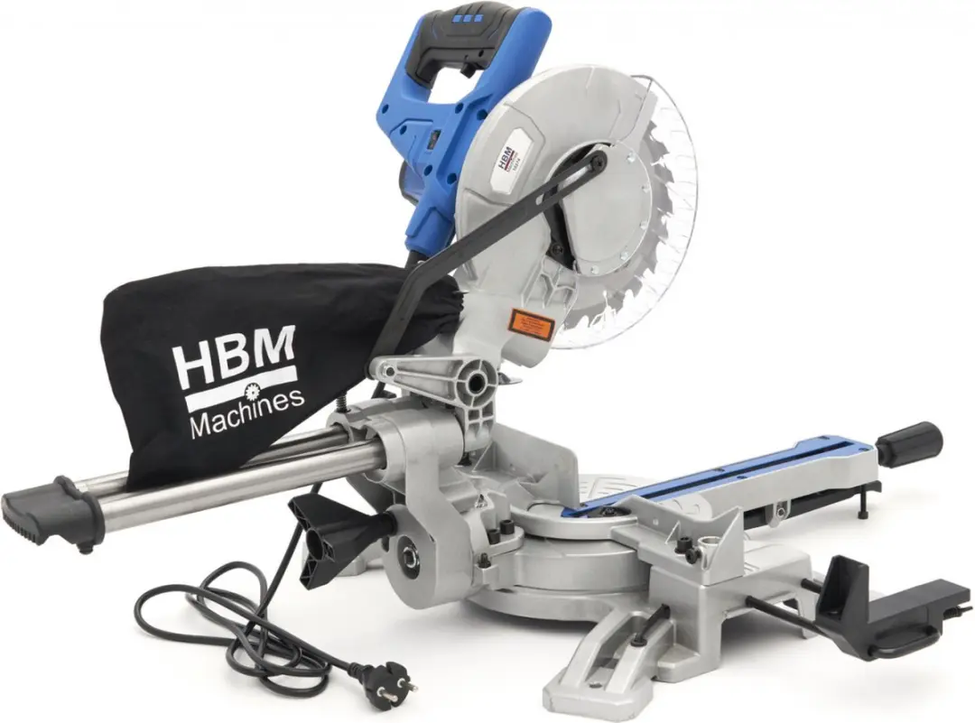HBM Radiaalzaag 215mm 1500W - o.a. zaagblad, laser