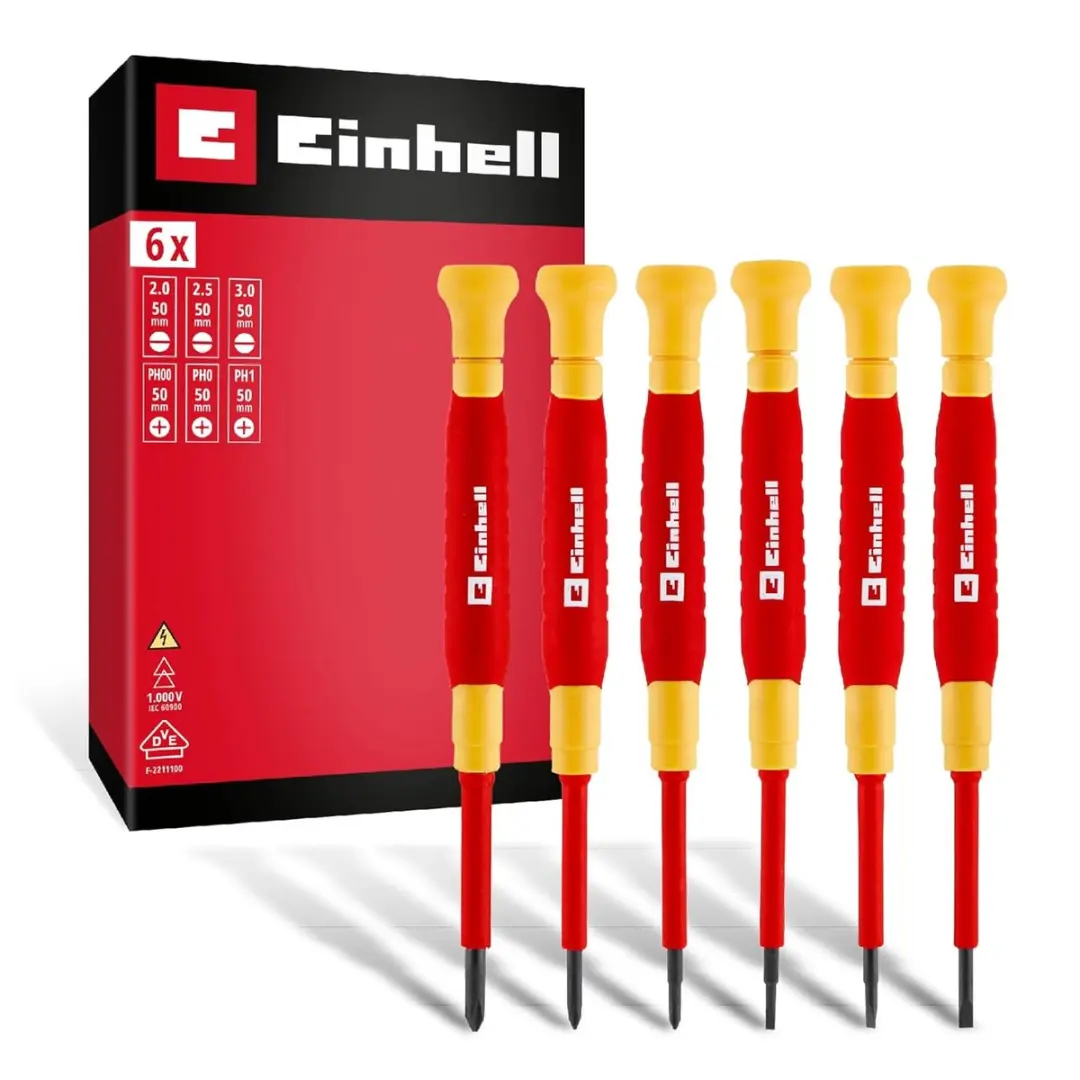 Einhell Schroevendraaierset VDE PH 00/0/1 & SL 3.0