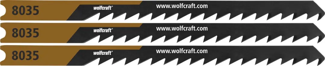 Wolfcraft Decoupeerzaagbladen HCS U-schacht 3 Stuks