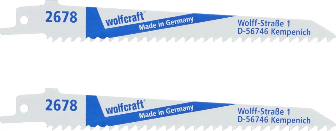 Wolfcraft Reciprozaagblad BIM 130mm Sabelzaag
