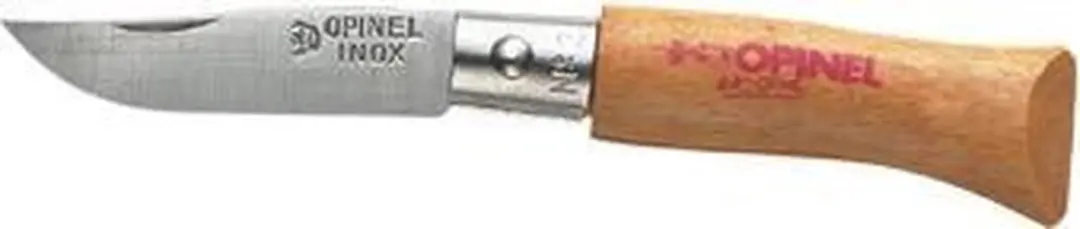 Opinel #2 Inox Zakmes - Wit