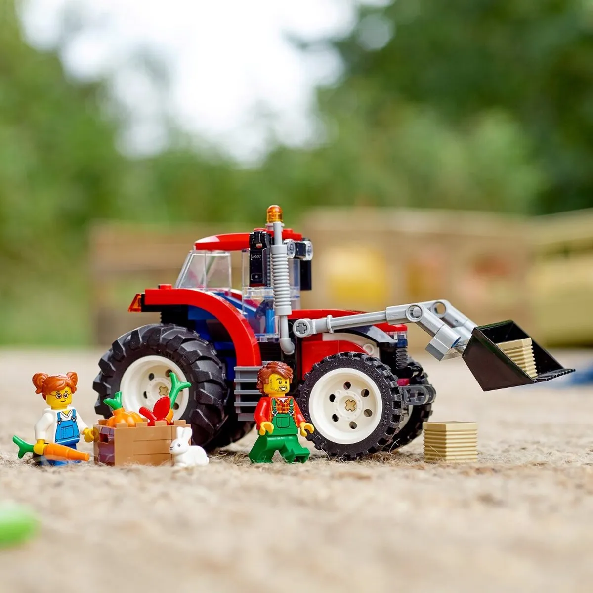 LEGO City Tractor 60287 - Rood - afbeelding 6 van 6