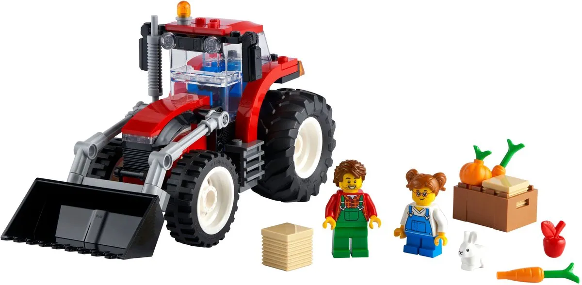 LEGO City Tractor 60287 - Rood - afbeelding 5 van 6