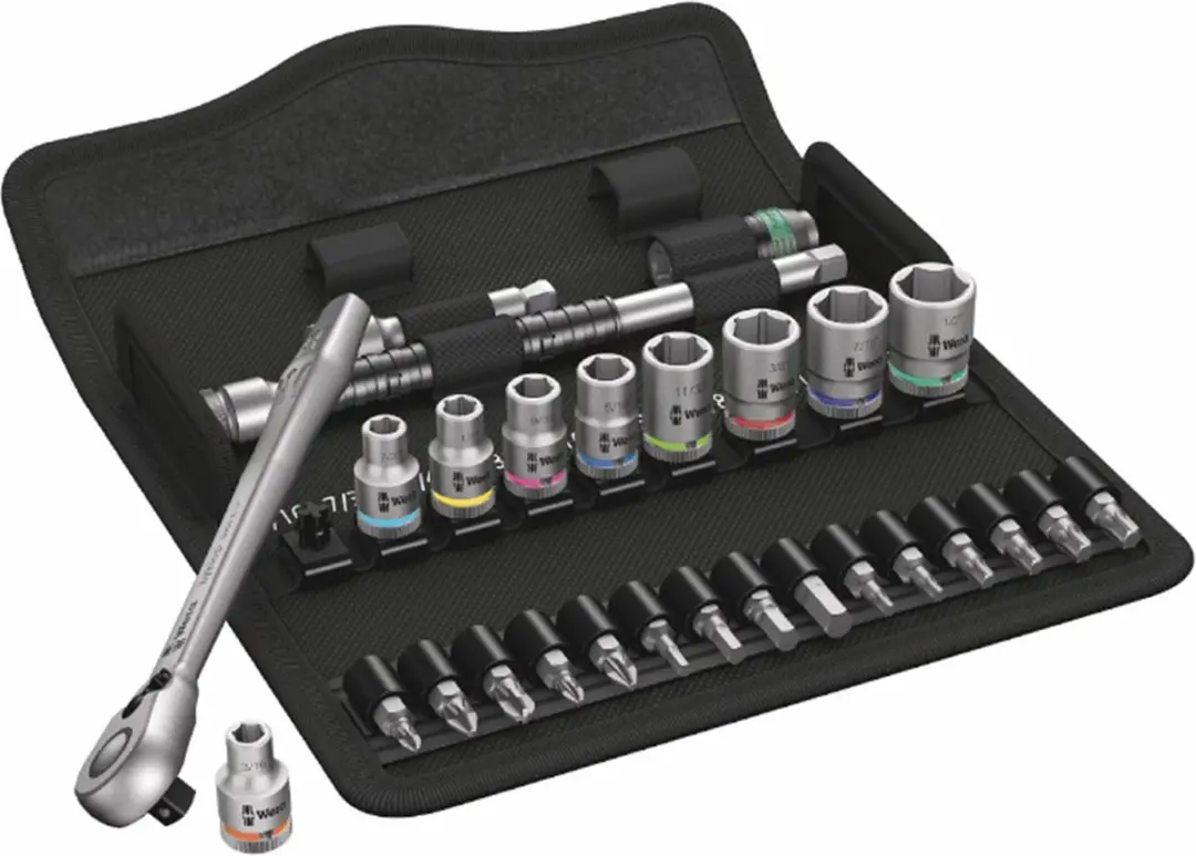 Wera 05004021001 Zyklop Metal Doppenset 1/4" - T27