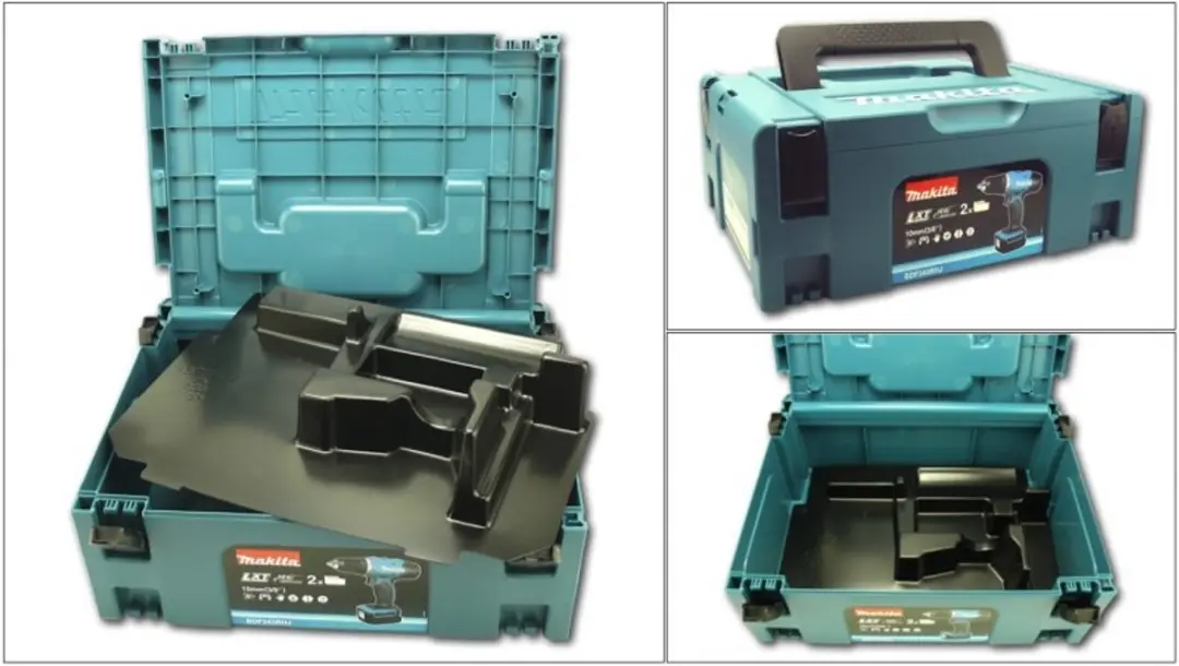 Makita BFS451RFJ Snelbouwschroevendraaier 18V - 2x BL1830B - DC18RC - MAKPAC