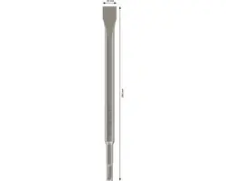 Bosch Professional SDS-Plus Plattebeitel 40x250 - 10 Stuks