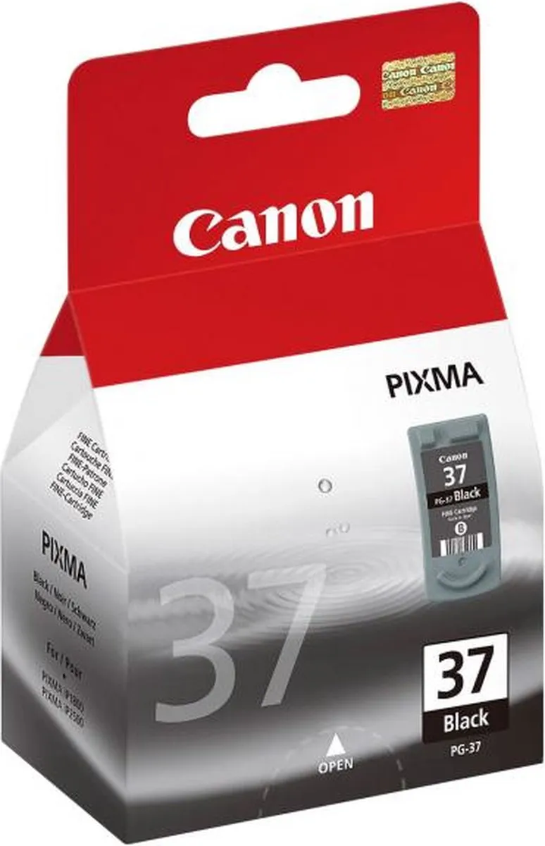 Canon PG-37 Inktcartridge - Zwart