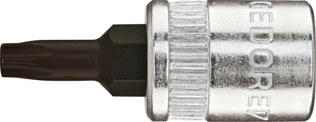 Gedore Torx DIN3120-C 43191 Schroevendraaier-inzetstuk T10 - Zilver